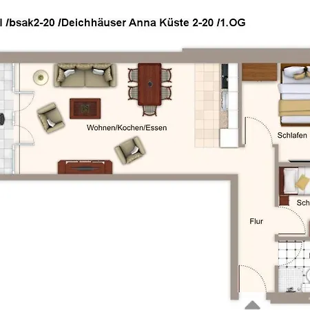 Deichhäuser Anna Küste Deichhäuser Anna Küste 2-20 *